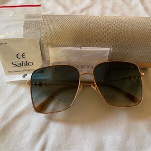 Jimmy Choo Gold Frame Sunglasses